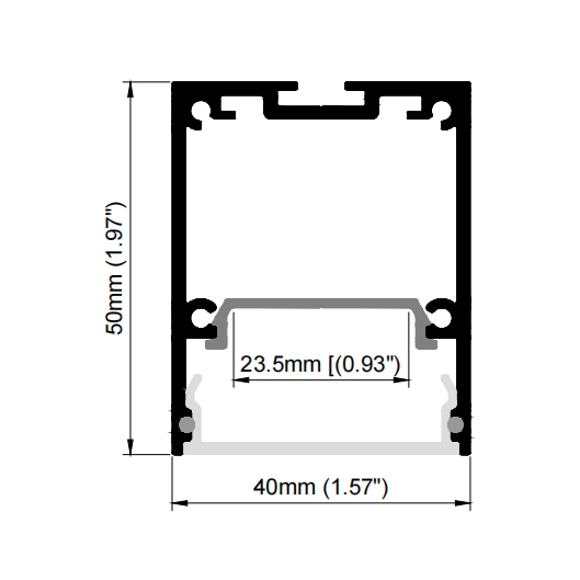 IP4050---IP54 Waterproof LED aluminum Profile: A Convenient Choice