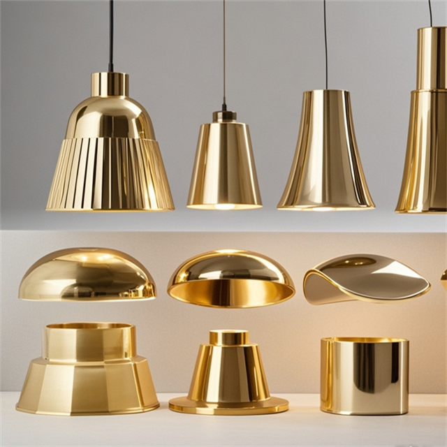 Multi-style Custom Brass Metal Lampshade, CNC Custom Spinning Processing Services Spinning Custom Me