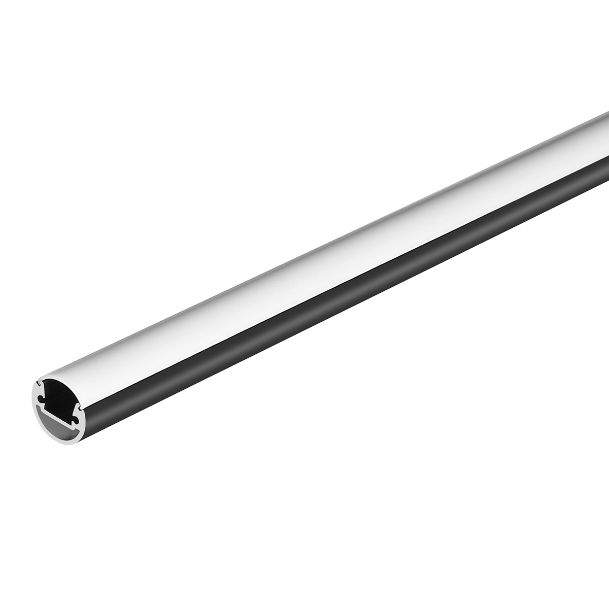 Round16-2---Round led aluminum profile ideal for 8mm LED Strips on table or wall mount