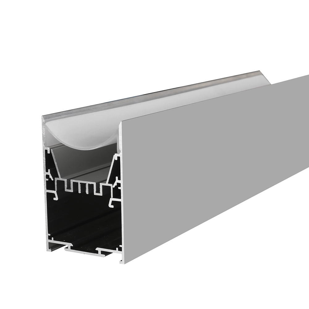 ES5075-C1---Unique LED Aluminum Profiles: Low Glare, Incurved Diffuser, Light - proof Screw - less E