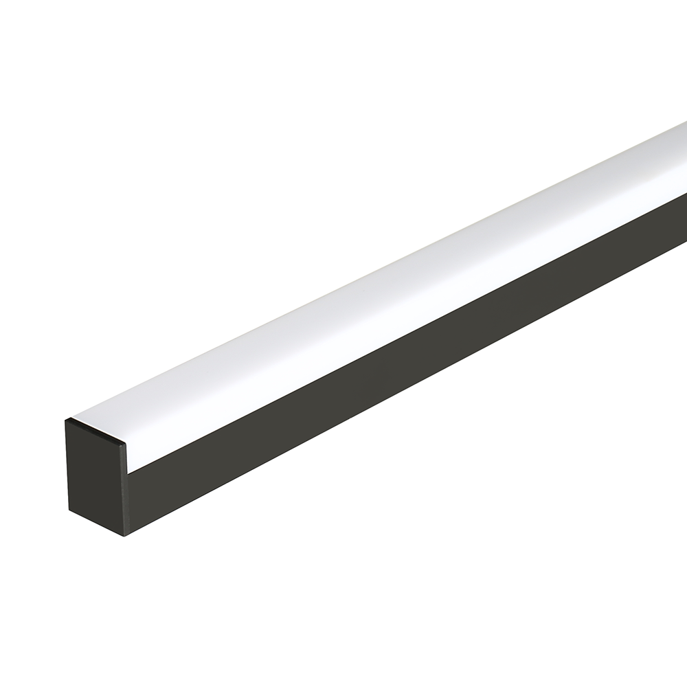 AS2025-S---Squared diffuser Surface Mount or Pendent Aluminum Profiles LED lighting with PMMA Opal d