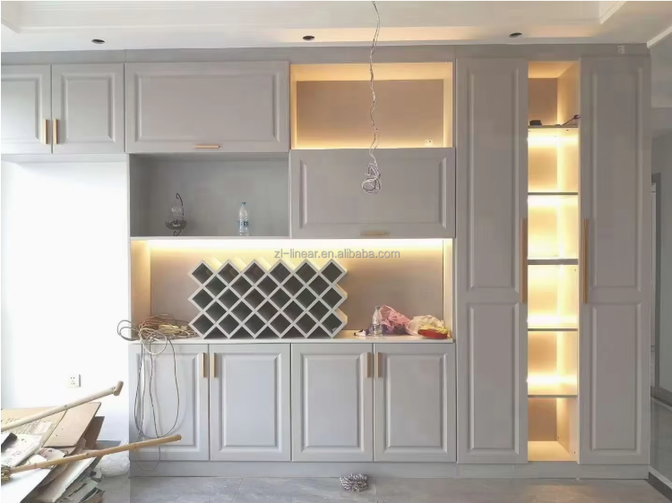 39*09 MM Line Light Housing Surface Mounted LED Profile Light Groove Cabinet Light Aluminum Profile