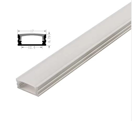 17*6MM  rgb led strip aluminium led profile and aluminium profile for hard led strips