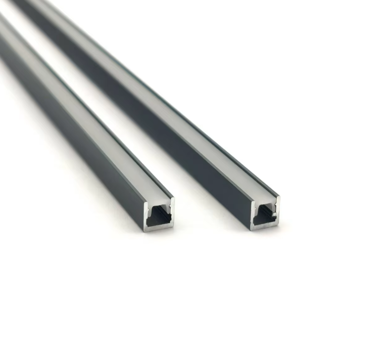 Customized Colors AB-5238 6*6mm Surface Mounting Led Aluminium Profile Channel for Led Strip Cabinet