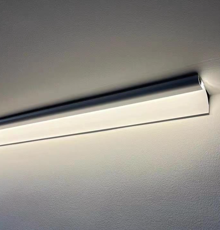 Factory Customized Aluminum Skirting Led Profile Light for Surface Mount Top Corner Ceiling Home Dec