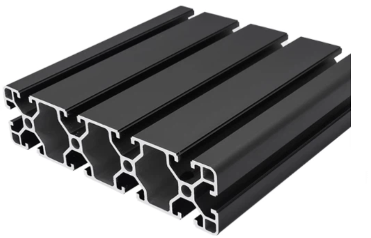 4040 4080 40120 40160 Black Anodized Extruded Aluminum Profiles T Slot Aluminum Extrusion Racing Sim