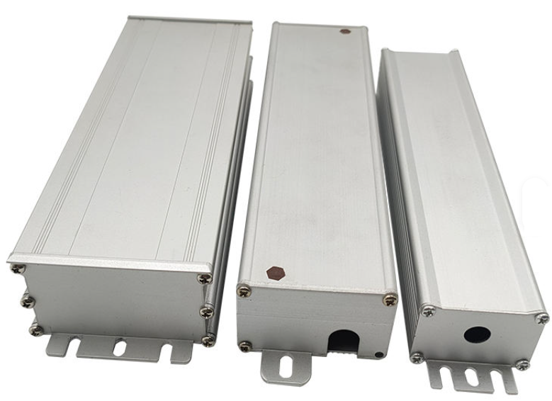 High Quality Aluminum Alloy Extruded Enclosure Profile for LED Driver IP65 Outdoor Use W61.5xH36mm