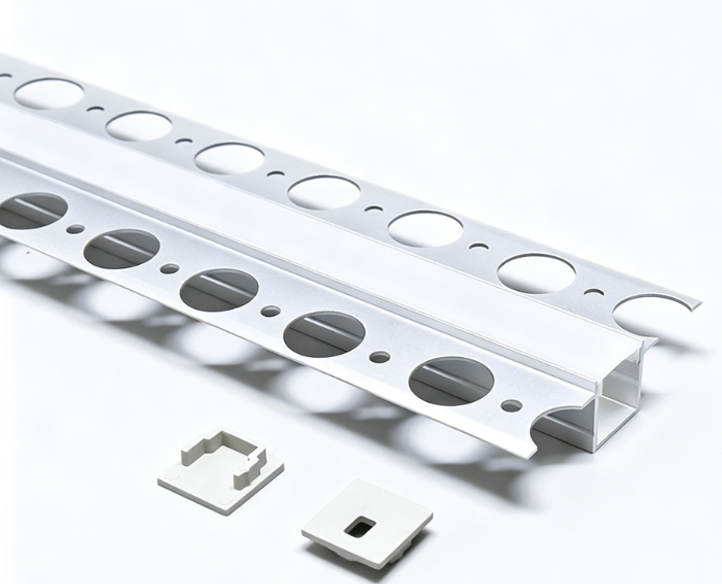 15*15mm Ceiling Linear Aluminium LED Profile Light Plaster Board Drywall Aluminum Alloy Profile Chan
